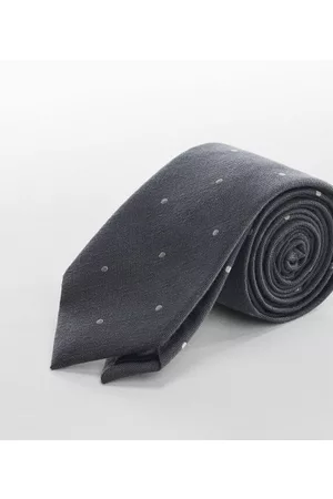 MANGO Men Bow Ties - Polka dots cotton tie - One size - Men