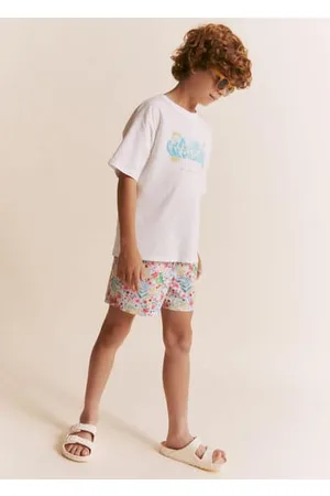 Off-White Kids monogram-print Swim Shorts - Farfetch