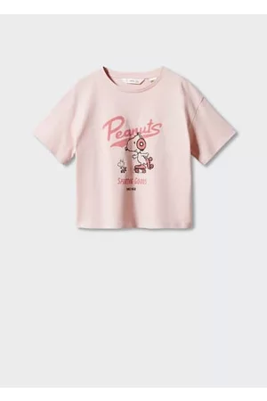 MANGO Girls T-Shirts - Snoopy printed t-shirt - 7-8 years - Kids