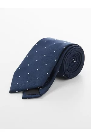 MANGO Boys Neckties - Polka-dot tie - One size - Teenage boy