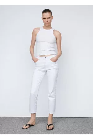 MANGO Women Slim Jeans - Slim cropped jeans - 1 - Women
