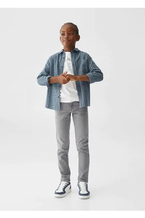 Skinny & Slim Fit Jeans in the color Gray for boys | FASHIOLA.com