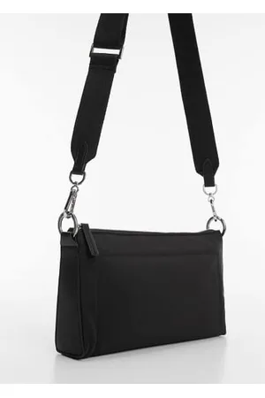 Mango - Shoulder Bag with Buckle Black - One Size - Women