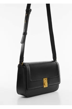 Mango - Shoulder Bag with Buckle Black - One Size - Women