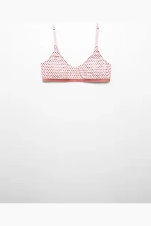 MANGO Printed bra - XS - Teenage girl