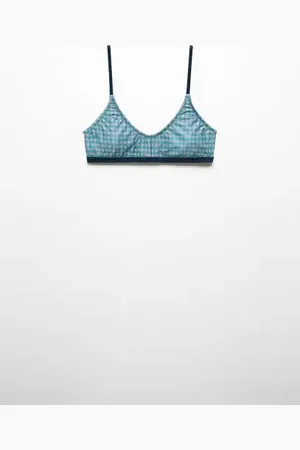 MANGO Printed bra - XS - Teenage girl