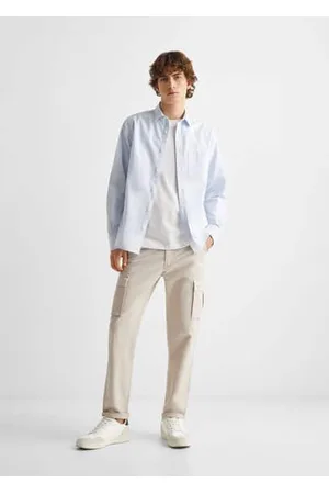 MANGO Cotton cargo pants - XXS - Teenage boy