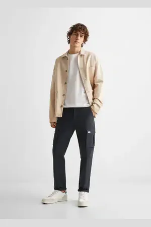 MANGO Cotton cargo pants - S - Teenage boy