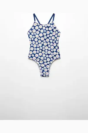 MANGO Daisy-print swimsuit - 5-6 years - Kids