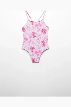 MANGO Tie-dye print swimsuit - 5-6 years - Kids