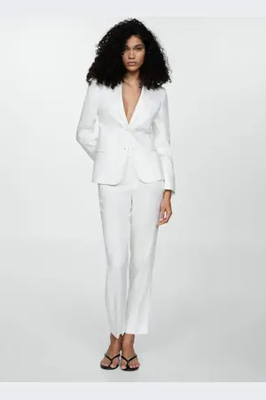 MANGO Linen suit pants - 2 - Women