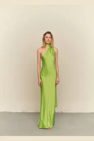 MANGO Asymmetrical bow-neck dress - 6 - Women