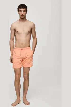 MANGO Plain lace swimsuit - S - Men