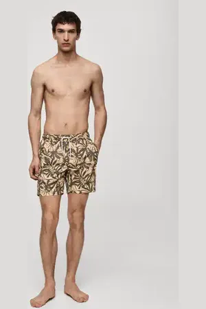 MANGO Floral print swimsuit - S - Men