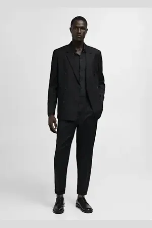MANGO Super slim-fit poplin suit shirt - XS - Men
