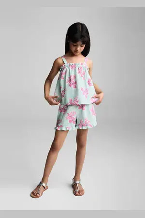 MANGO Floral print top - 6 - Kids