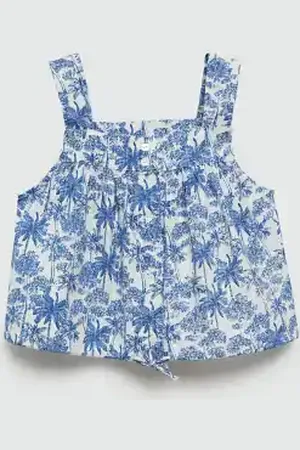 MANGO Palm-print top - 6 - Kids