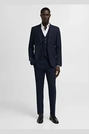 MANGO Regular-fit suit shirt with cufflinks - XS - Men