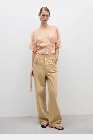 MANGO Floral print crossover blouse - 2 - Women