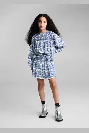 MANGO Ruched printed blouse - 6 - Kids