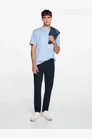 MANGO Cotton cargo pants - XS - Teenage boy
