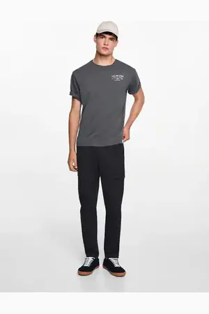 MANGO Cotton cargo pants - XS - Teenage boy