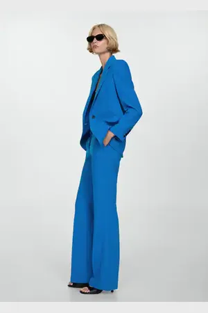 MANGO Wideleg suit pants - 4 - Women