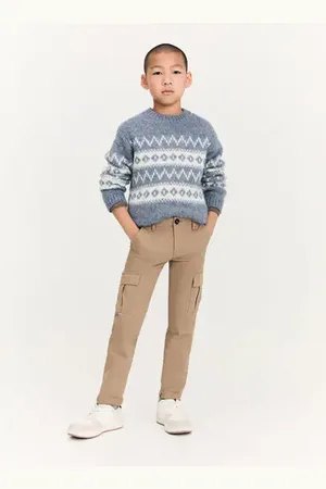 MANGO Straight-fit cargo pants - 6 - Kids