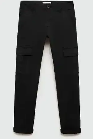 MANGO Straight-fit cargo pants - 6 - Kids