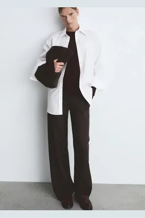 MANGO Oversized poplin shirt with embroidery detail - 2 - Women