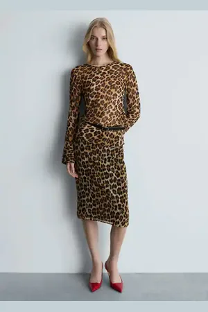 MANGO Leopard print blouse - 2 - Women