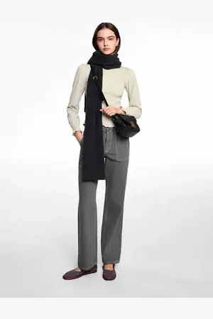 MANGO Ruched detail blouse - XXS - Teenage girl