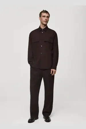 MANGO Slim-fit shirt with pockets - S - Men