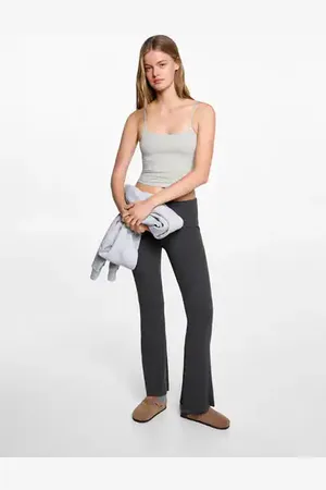 MANGO Sporty crop top - S - Teenage girl