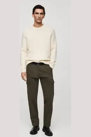 MANGO Straight-fit cargo pants - 30 - Men