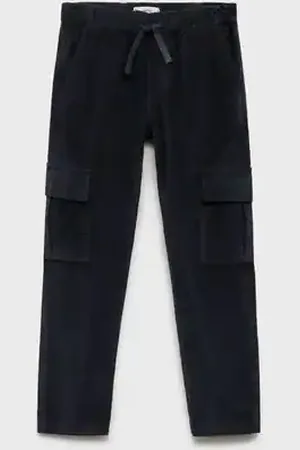 MANGO Corduroy cargo pants - 6 - Kids