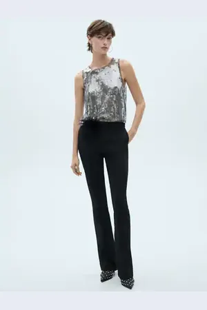MANGO Top double-layer discs - S - Women