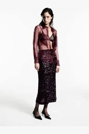 MANGO Leopard print blouse - 4 - Women