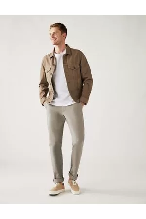 Marks & Spencer Men Chinos - Regular Fit Stretch Chinos