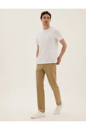 Marks & Spencer Men Chinos - Shorter Length Regular Fit Stretch Chinos