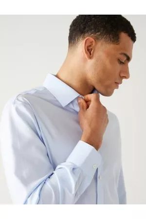 Marks & Spencer Shirts - Regular Fit Non Iron Pure Cotton Check Shirt