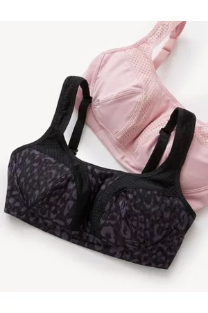 2pk Ultimate Support Non Wired Sports Bras F-H, Goodmove