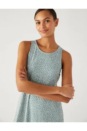 Marks & Spencer Women Casual Dresses - Jersey Printed Mini Swing Dress