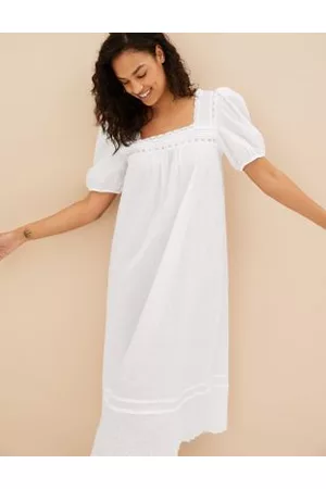 Marks & Spencer Women Nightdresses & Shirts - Pure Cotton Long Nightdress