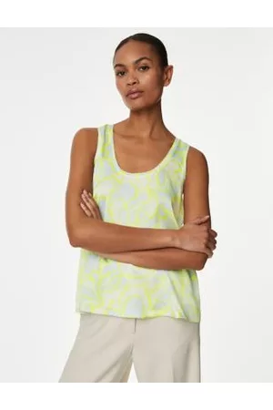 Marks & Spencer Women Camisoles - Printed Regular Fit Cami Top