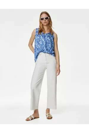Marks & Spencer Women Camisoles - Printed Regular Fit Cami Top