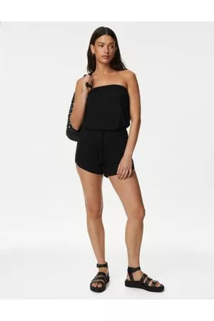 Marks & Spencer Women Playsuits & Rompers - Jersey Drawstring Sleeveless Playsuit