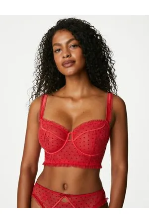 Bianca Lace Wired Balcony Bra F-H, Boutique