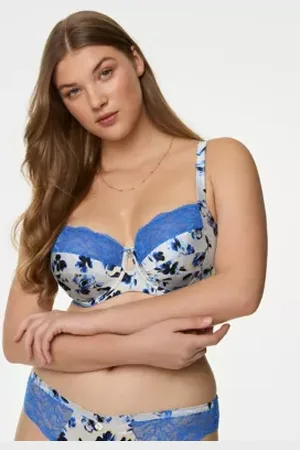 Aster Sparkle Lace Wired Push-Up Multiway Bra A-E, Rosie