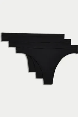 BODY BY M&S Womens 3pk Flexifit™ Modal Thongs